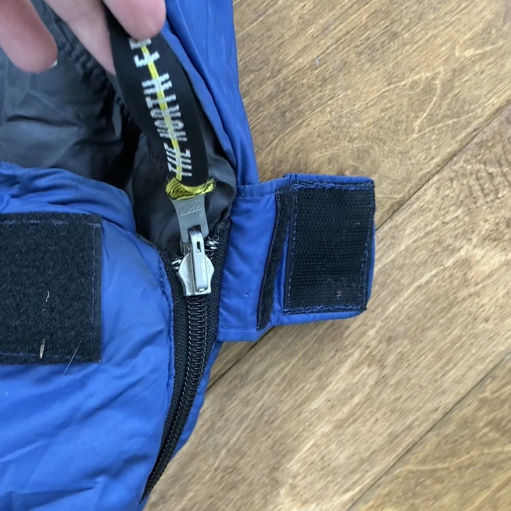 The North Face Thunderhead 3D Sleeping Bag Long 20F Polarguard Mummy 90x33 Blue